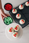 Candy Cane Brownie Tarts