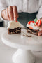 Candy Cane Brownie Tarts